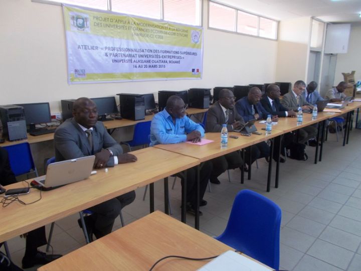 Atelier sur la professionnalisation des formations supérieures, partenariat Universités-Entreprises / Prof. Lazare POAMÉ (Président de l’UAO) : « L’Université Alassane Ouattara a reçu de l’AUF des appuis multiples »