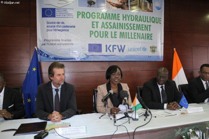 La Côte d’Ivoire et ses partenaires mobilisent 18 milliards F CFA pour améliorer l’accès à l’eau