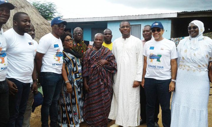 10e étape de l’UE - Magic Tour à Béoumi : le ministre Sidi Touré 