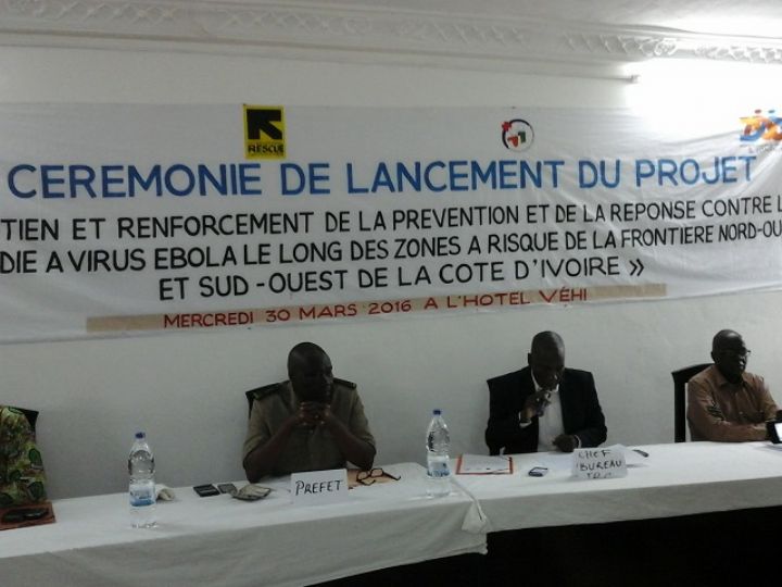 Ebola / Un projet de maintien et de renforcement de la prévention contre la maladie lancé à Man