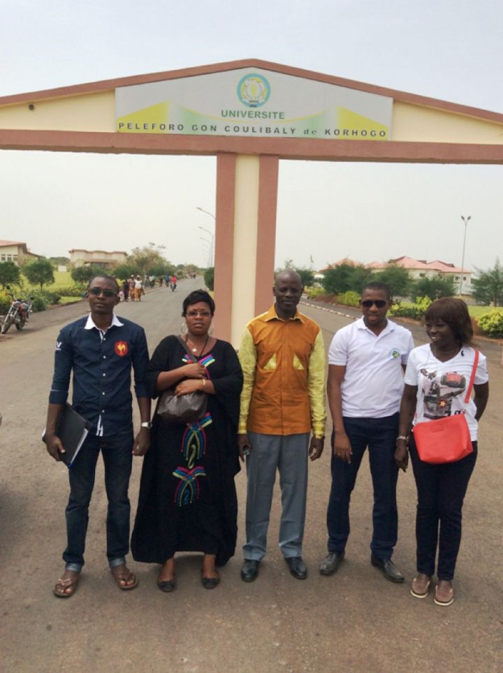 Mission de suivi et évaluation : Dr. Diawara Adama, conseiller du Président de la République, satisfait des travaux d’avancement de l’Université Péléforo Gon Coulibaly