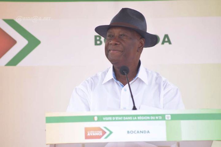 Deuxième étape de la visite d’État dans le N’ZI: Alassane Ouattara se réjouit du retour des exilés politiques et exhorte à l’union, au rassemblement et au renforcement de la cohésion sociale