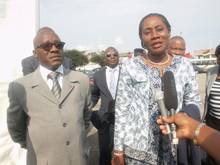 La Présidente de la Commission Africaine des Droits de l’Homme et des Peuples à Abidjan.