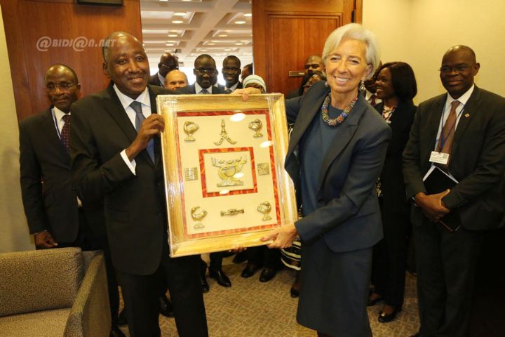 Assemblées de printemps du Groupe de la Banque mondiale et du FMI : La délégation ivoirienne reçue par le DG du FMI Christine Lagarde