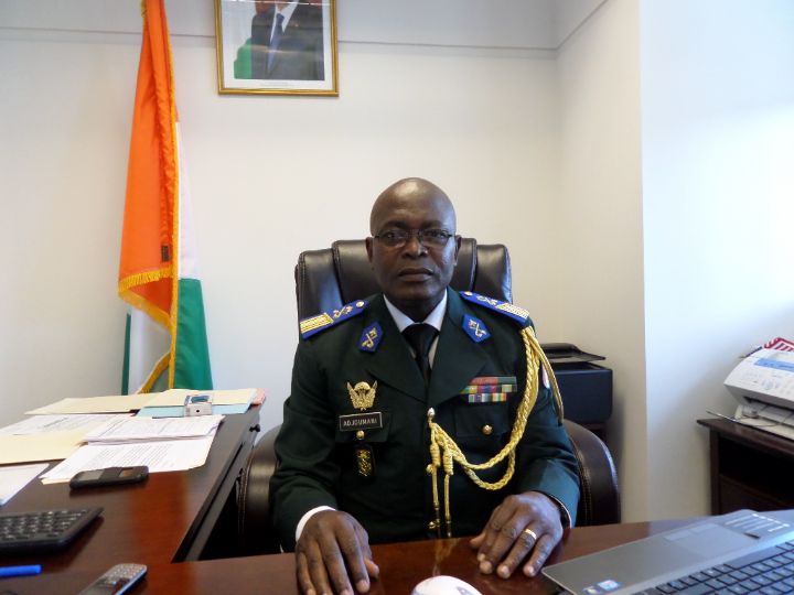 Le nouvel Attaché de Défense de l’Ambassade  de Côte d’Ivoire aux Usa  le Colonel –Major Yao Adjoumani  prend fonctions