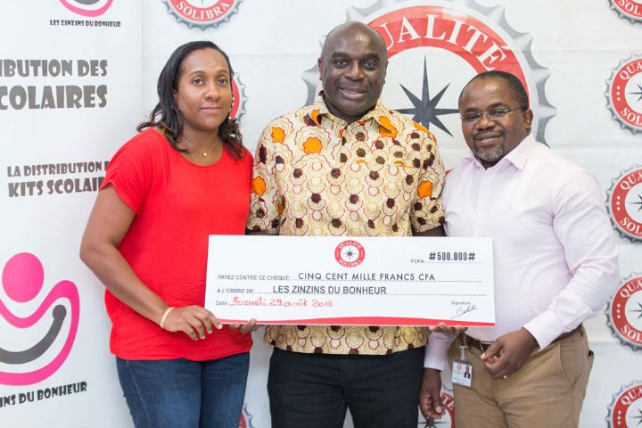 Publi-reportage/ Rentrée scolaire : SOLIBRA soutient l’élan de solidarité des zinzins du bonheur