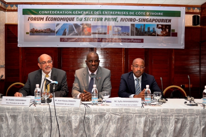 Forum économique ivoiro-singapourien : les opportunités commerciales passées aux peignes fins