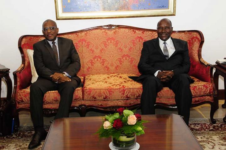 Le vice-Président de la République a reçu en audience le Président de la Commission de l’UEMOA