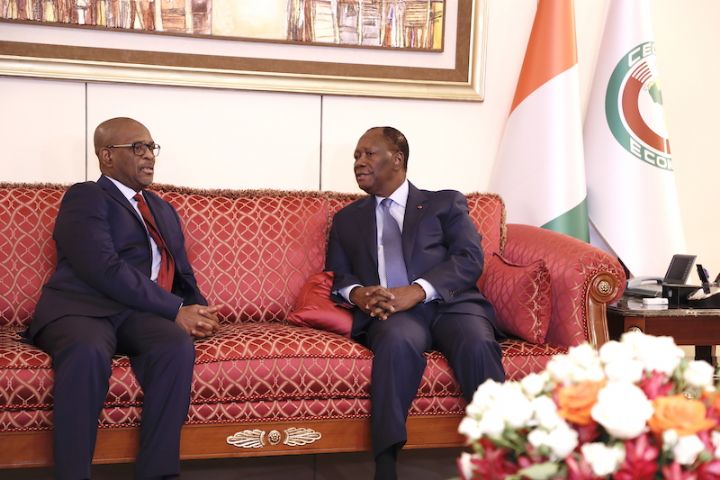 Le Chef de l’Etat a échangé avec les Présidents d’Afreximbank et de la Commission de l’UEMOA