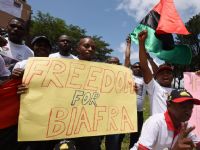 Une centaine de Biafrais manifestent au quartier Biafra d’Abidjan