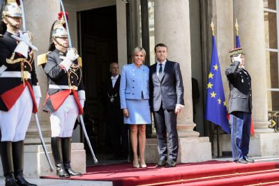 Alassane Ouattara chez Emmanuel Macron