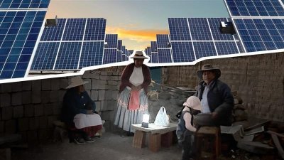 Le village qui vit dans l'obscurité à côté d'une immense centrale solaire