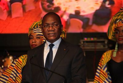 Le ministre Bruno Koné: 