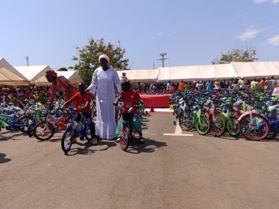 1500 vélos aux meilleurs écoliers et enfants vulnérables de Boundiali