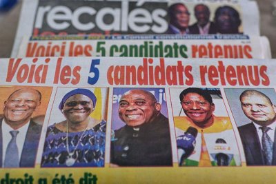 Présidentielle en Côte d'Ivoire : Quatre candidats pour défier le président sortant Ouattara