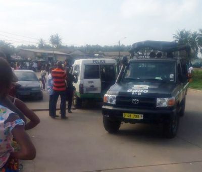 Le véhicule de transfert de fonds de la SOTRA braqué a été retrouvé derrière l’aéroport