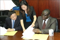 Construction de la Cité Olympique d’Abidjan : les experts chinois sur le terrain