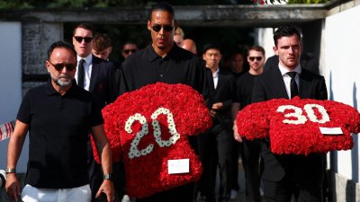 Images des funérailles de Diogo Jota et de son frère André Silva