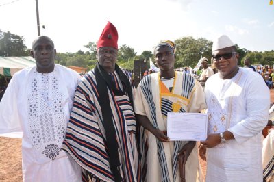 54 chefs de villages de Nangakaha reçoivent leurs arrêtés de nomination