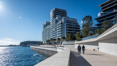 Le quartier luxueux de Monaco, d'une valeur de plus de 2 milliards de dollars, construit sur la mer