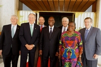 Le Chef de l’Etat, S.E.M. Alassane Ouattara a reçu des Sénateurs américains, et le Président par intérim et le Premier Ministre de la Guinée-Bissau