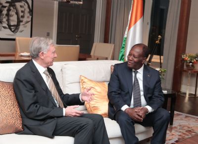 Le président Ouattara s’entretient avec le Représentant du Secrétaire général de l’ONU pour le Sahara occidental