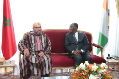 Le Chef de l’Etat et le Roi du Maroc ont eu un entretien et ont procédé à l’inauguration du Point de débarquement aménagé de pêche de Lokodjro