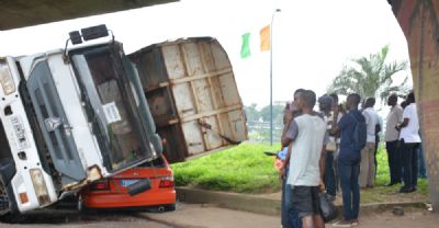 Un mort dans un accident de la route sur l'axe Agboville-Abidjan