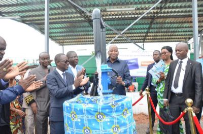 Eau potable : le Premier Ministre, Amadou Gon Coulibaly, met en service à Gagnoa une unité de 2 000 m3 supplémentaires