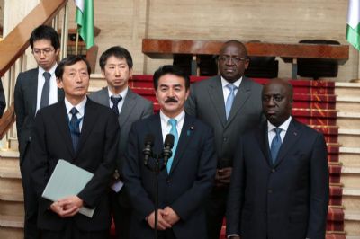 Le Chef de l’Etat a échangé avec le Ministre délégué auprès du Ministre des Affaires Etrangères du Japon