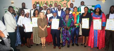 1ère édition des Awards africains de l’écologie: 18 acteurs africains ont été distingués