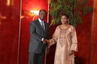 Le Chef de l’Etat a échangé avec la Représentante Spéciale du Secrétaire Général de l’ONU en Côte d’Ivoire.