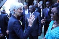 Visite de Madame Christine LAGARDE, Directrice Générale du FMI, au siège de la BCEAO