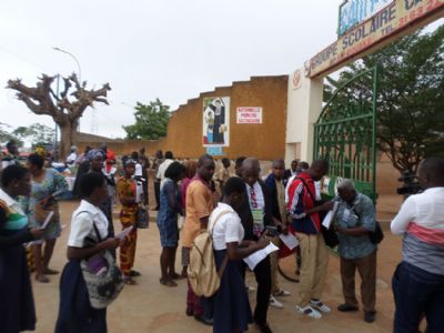 La nouvelle chorale pour l’église catholique de M’Bahiakro