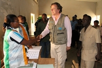 Bert Koenders, hier,  à propos des partielles à Fresco :  “Le vote s’est bien déroulé à Fresco”