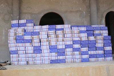 Des matériaux de construction pour la grande mosquée de Gbagba à Bingerville