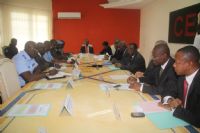 Séance de travail sur la sécurisation du processus électoral : Discours du président de la CEI Youssouf BAKAYOKO