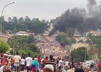 Manifestations des populations de Daloa contre la CIE