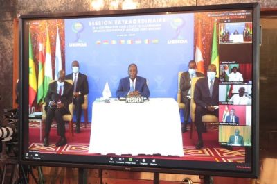 Allocution du Président de la République, S.E.M. Alassane OUATTARA lors de la cérémonie d’ouverture du Sommet extraordinaire de l’UEMOA par visioconférence