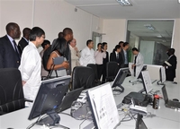 Projet National de Gouvernance électronique : visite de chantier  un an après le lancement des travaux