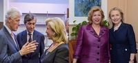Actions de bienfaisance: Dominique Ouattara honorée à deux reprises par le couple Clinton