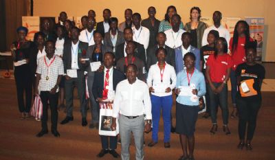 Salé Stéphane et Myriam Bamba de l’INPHB vainqueurs de la flamme linguistique 2018