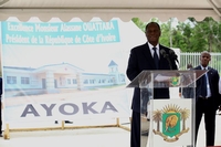 Santé: L’Hôpital général de Gagnoa inauguré par le président Ouattara