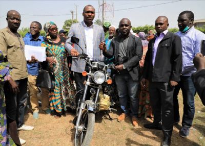 Redynamisation du RHDP dans le Haut Sassandra Mamadou Touré offre 20 motos
