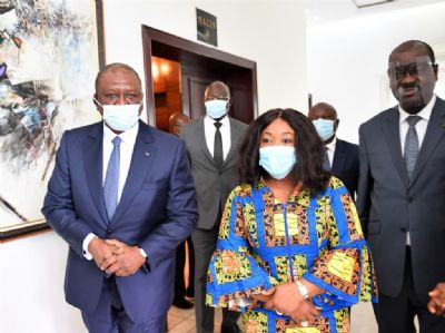 Election présidentielle : le Premier Ministre Hamed Bakayoko fait le point des préparatifs du scrutin du 31 octobre avec une mission de la CEDEAO