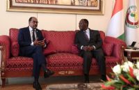 Le Président Ouattara s’entretient avec le directeur exécutif de l’ONUSIDA