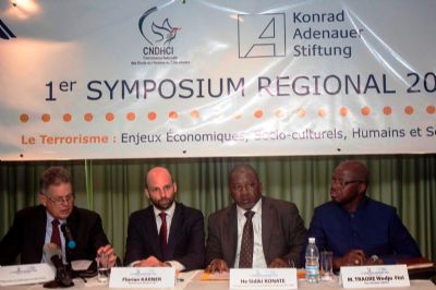 Droits à la sécurité et à la paix:  la CNDHCI et la Fondation Konrad Adenaeur  engagent des réflexions sur le terrorisme