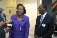 Catherine Samba-Panza fait le bilan des législatives : 