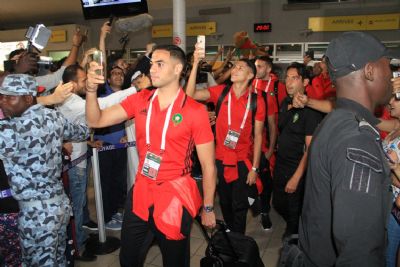 Football/Eliminatoires du mondial 2018: arrivée à Abidjan de l’équipe nationale du Maroc