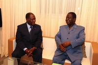 formation du nouveau gouvernement :  40 minutes de tête-à-tête entre Ouattara et Bédié, hier